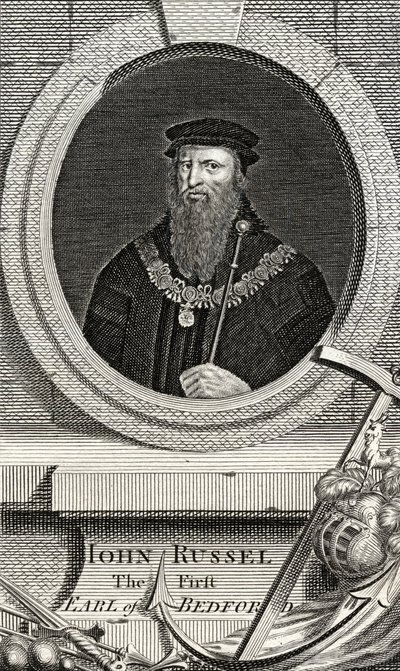 John Russell (1485-1555) 1e Graaf van Bedford, uit 